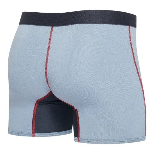 RJ Bodywear Männer Pure Color  blau sport boxershort