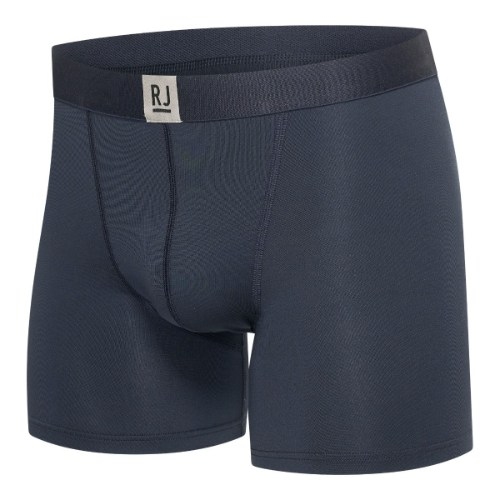 RJ Bodywear Männer Pure Color  navy-blau sport boxershort