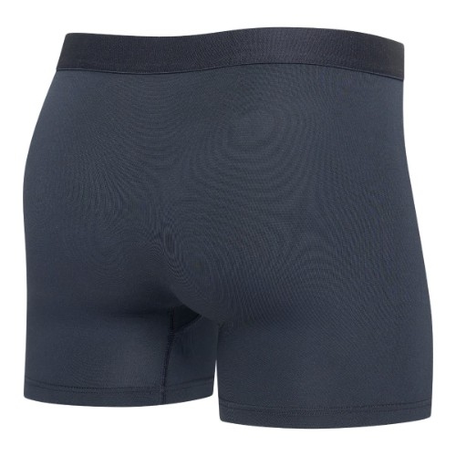 RJ Bodywear Männer Pure Color  navy-blau sport boxershort