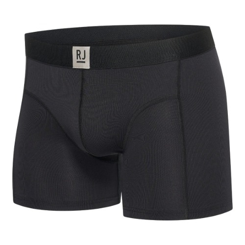 RJ Bodywear Männer Pure Color  schwarz sport boxershort
