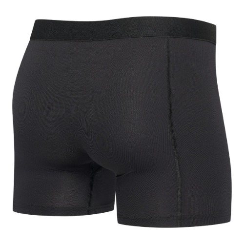 RJ Bodywear Männer Pure Color  schwarz sport boxershort