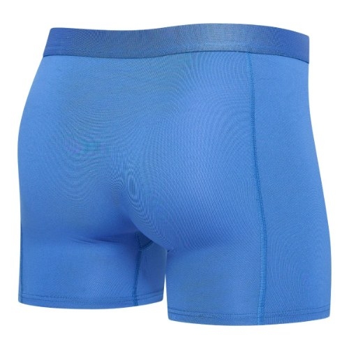 RJ Bodywear Männer Pure Color  blau sport boxershort