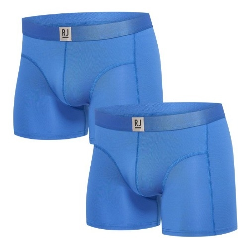 RJ Bodywear Männer Pure Color  blau sport boxershort