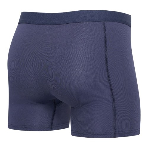 RJ Bodywear Männer Pure Color  blau sport boxershort