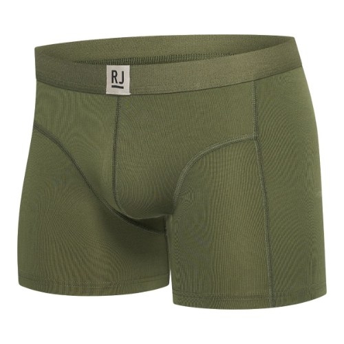 RJ Bodywear Männer Pure Color  grün sport boxershort