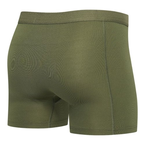 RJ Bodywear Männer Pure Color  grün sport boxershort