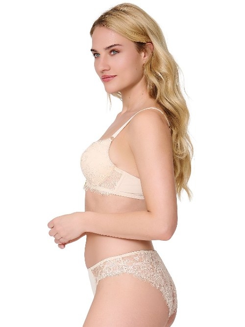 LingaDore Beautiful in Beige beige push up bh