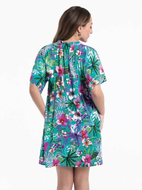 Rosa Faia Bademode Tahiti blau tunika