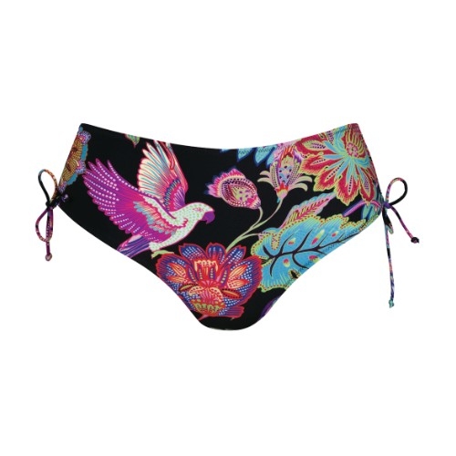 Rosa Faia Bademode Anny schwarz/print bikini slip