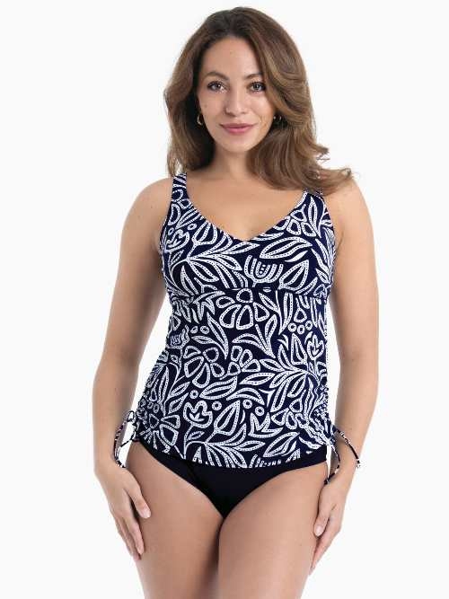 Anita Bademode Malaika navy-blau tankini top
