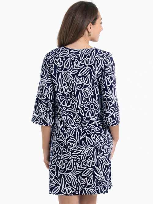 Anita Bademode Salla navy-blau strandkleid
