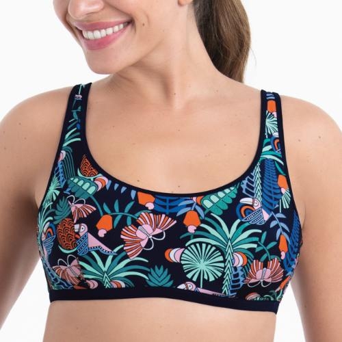 Anita Care Laila blau prothesen-bikinioberteil