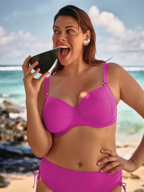 Rosa Faia Bademode Smilla pink gemoldefer bikini bh