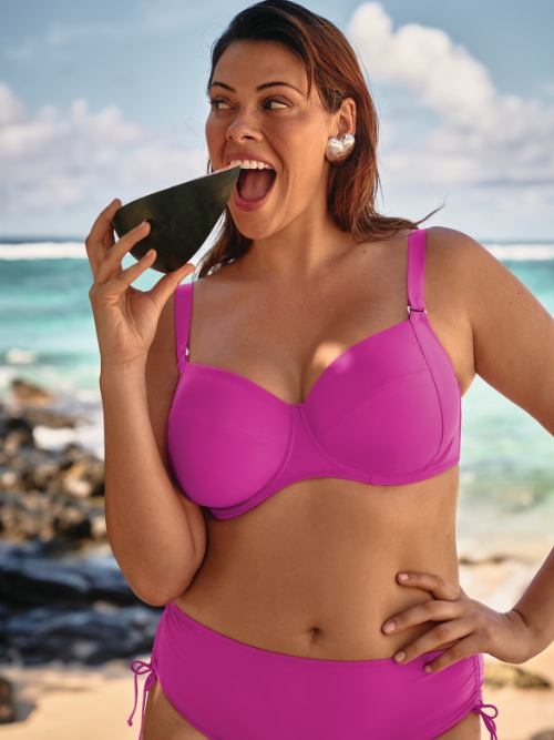 Rosa Faia Bademode Ive pink bikini slip