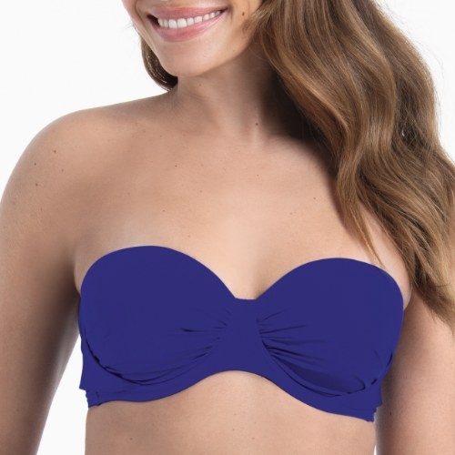 Rosa Faia Bademode Catalina blau gemoldefer bikini bh
