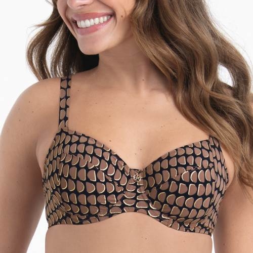 Rosa Faia Bademode Leandra schwarz gemoldefer bikini bh