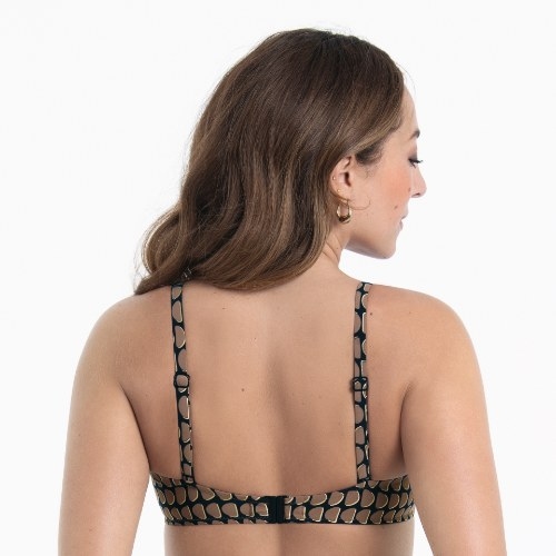 Rosa Faia Bademode Cosima schwarz gemoldefer bikini bh