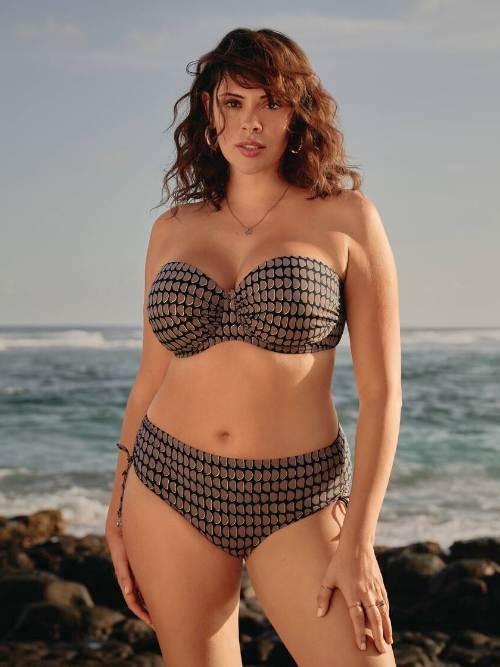 Rosa Faia Bademode Ive schwarz bikini slip