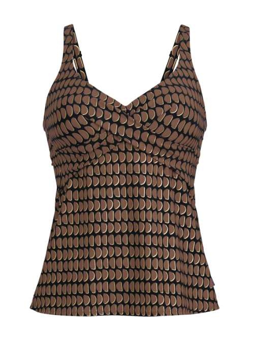 Rosa Faia Bademode Maily schwarz tankini top