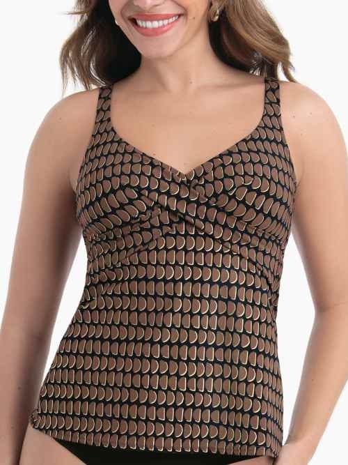 Rosa Faia Bademode Maily schwarz tankini top