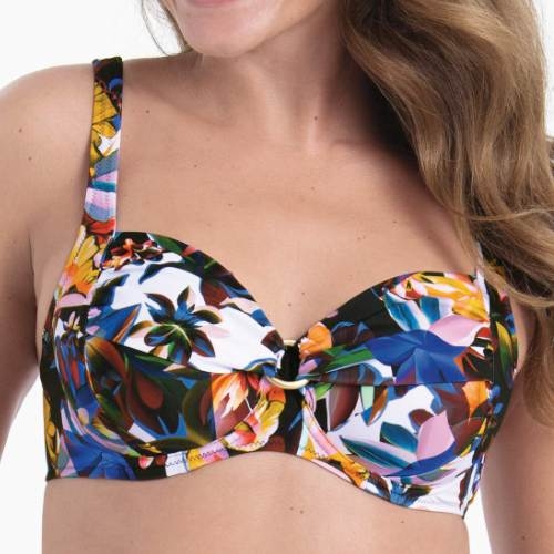 Anita Bademode Elna schwarz/print gemoldefer bikini bh