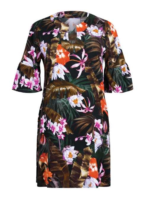 Anita Bademode Loja schwarz/braun strandkleid