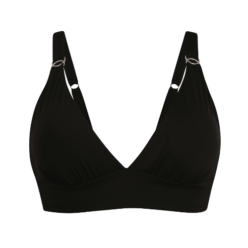 Rosa Faia Bademode Pure schwarz gemoldefer bikini bh