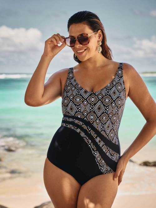 Anita Bademode Luella schwarz/gold badeanzüge