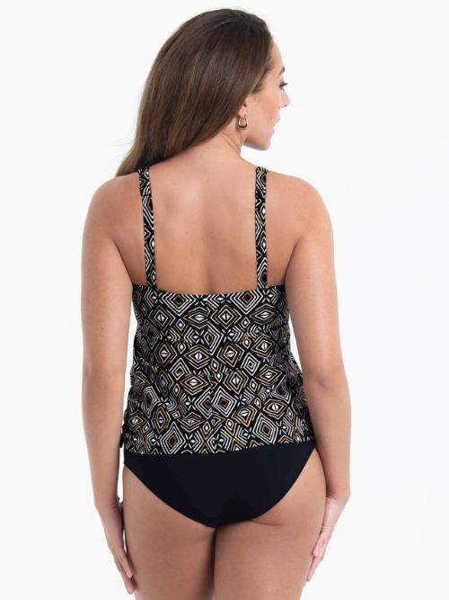 Anita Bademode Malaika schwarz/gold tankini top