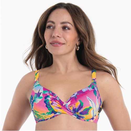 Rosa Faia Bademode Allegra pink unwattierter bikini bh