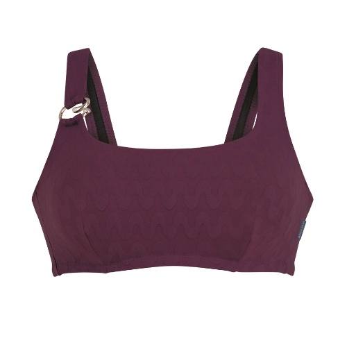 Rosa Faia Bademode Vivien violett unwattierter bikini bh