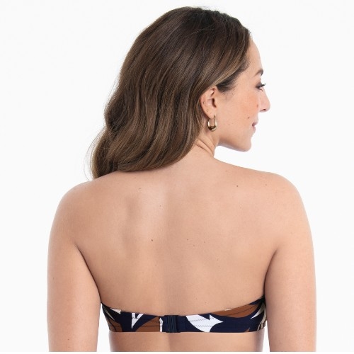 Rosa Faia Bademode Bella navy-blau unwattierter bikini bh