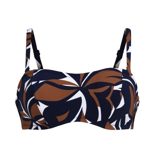 Rosa Faia Bademode Bella navy-blau unwattierter bikini bh