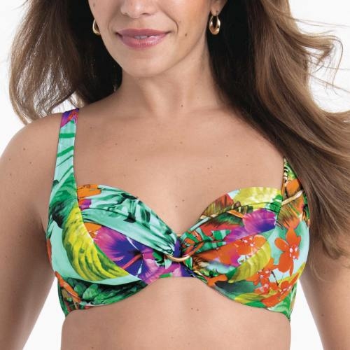 Anita Bademode Hermine grün unwattierter bikini bh