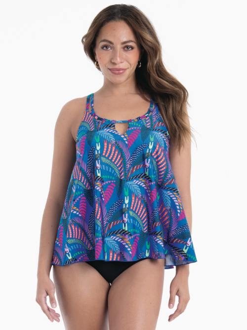 Rosa Faia Bademode Mabel blau tankini top