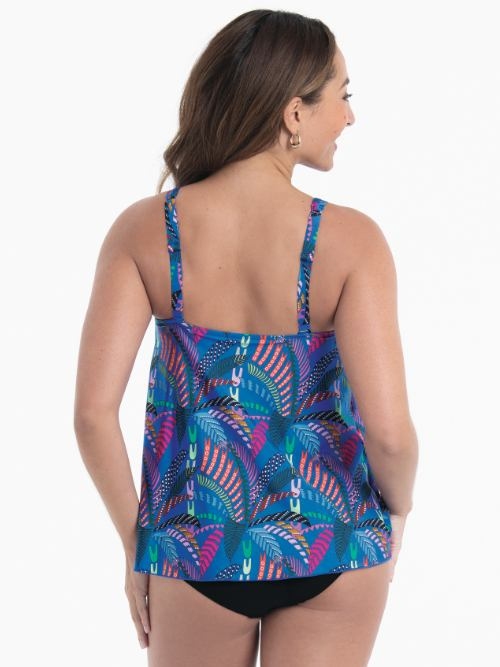 Rosa Faia Bademode Mabel blau tankini top