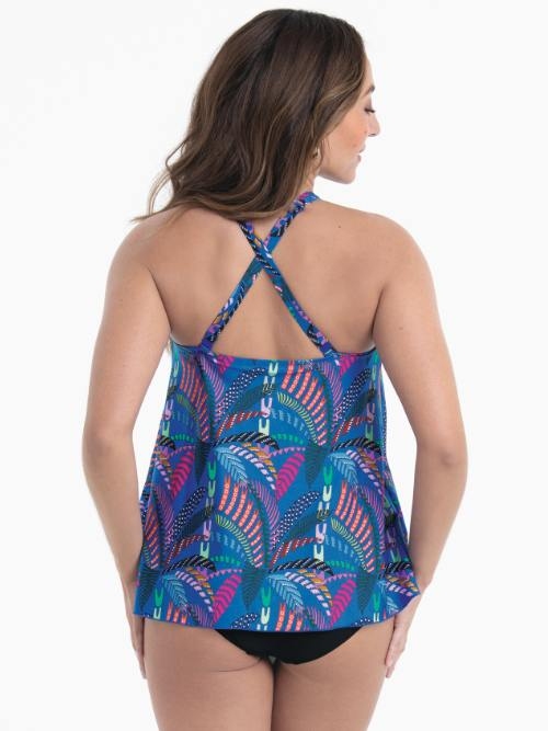 Rosa Faia Bademode Mabel blau tankini top