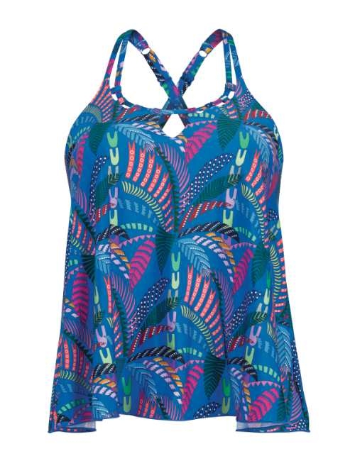 Rosa Faia Bademode Mabel blau tankini top
