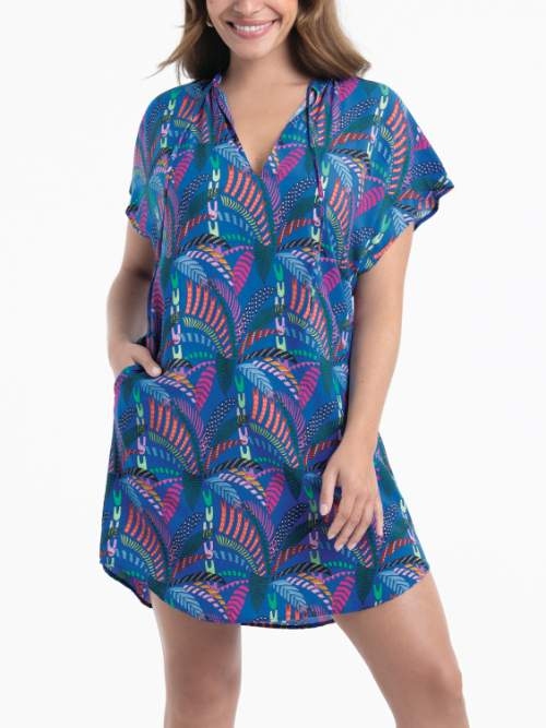 Rosa Faia Bademode Sola blau strandkleid