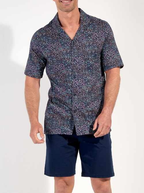 HOM Vineyard navy-blau pyjama