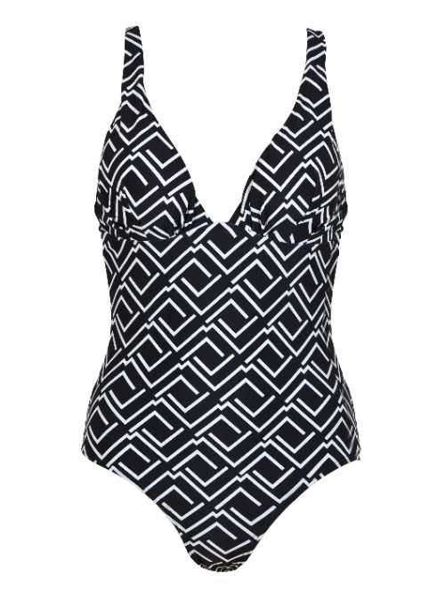 Naturana Badmode Damen weiß/rot badeanzüge