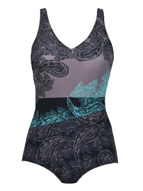 Naturana Badebekleidung Damen schwarz/braun badeanzüge