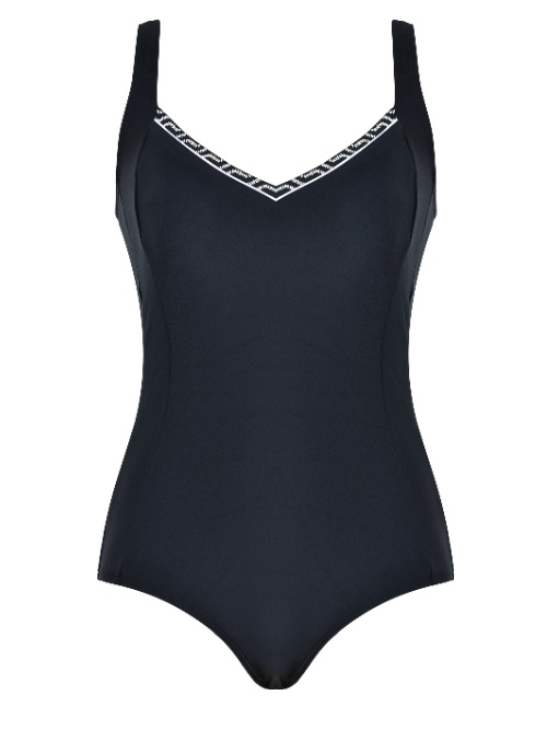 Naturana Badebekleidung Damen schwarz/weiß badeanzüge