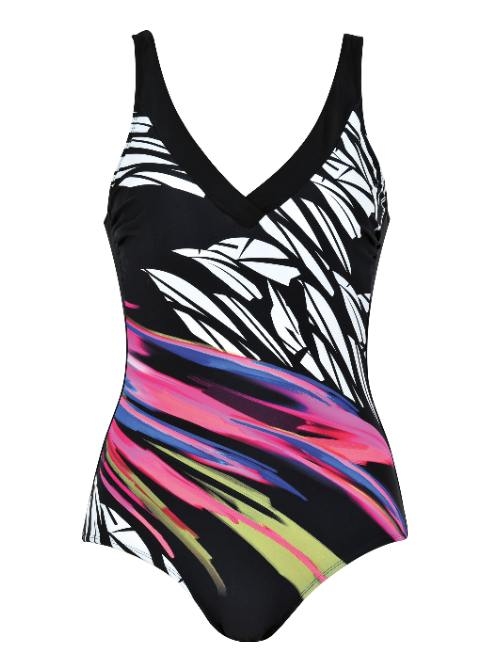 Naturana Badebekleidung Damen schwarz/weiß badeanzüge