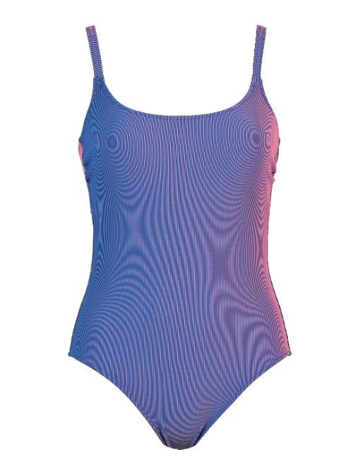 Naturana Badmode Damen blau/pink badeanzüge