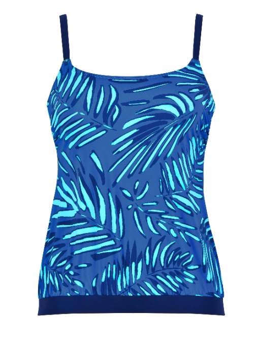 Naturana Badmode  blau tankini top