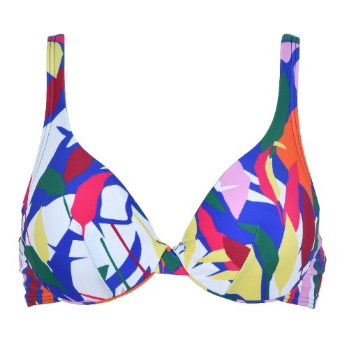 Naturana Badmode Damen pink/grün gemoldefer bikini bh