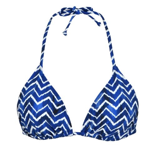 Naturana Badmode Damen blau/weiß gemoldefer bikini bh