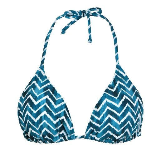 Naturana Badmode Damen grün/weiß gemoldefer bikini bh