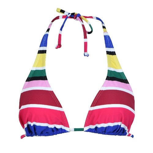 Naturana Badmode Damen pink/grün gemoldefer bikini bh